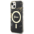 Guess iPhone 14 6.1 black hardcase Golden Marble MagSafe (GUHMP14SHTMRSK)