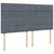 Vidaxl Box spring postelja z vzmetnico temno siva 180x200 cm žamet