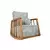 Atelier del Sofa Fotelja Sallanan 72x63x50cm Plava