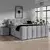 Boxspring Krevet Elysia 180/200 cm , svetlosiva