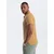 Ombre Mens BASIC single-color pique knit polo shirt - mustard