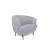 Atelier del Sofa Fotelja Piccoli 72x75x83cm Svetlosiva