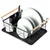 Vilde 150623 - Metlani ocedjivac za sudove sa drvenim drskama 42,5 x 29,5 x 19 cm
