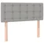 Vidaxl Box spring postelja z vzmetnico svetlo siva 80x200 cm blago