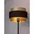 Osram - Podna lampa DECOR HORNET 1xE27/10W/230V crna/zlatna