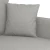 VIDAXL dvosed (140cm, blago), svetlo siv