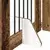 Vrata za pse s postoljem 4 pcs Staro drvo 60 x 80 cm