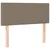 Vidaxl Box spring postelja z vzmetnico LED taupe 80x200 cm blago
