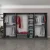 Hanah Home ormar sa reflektujućim staklom Nisa 20598, 315 cm, antracit