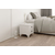 Hanah Home Noćni stočić Rb-058, 45x45x40 cm, Beli