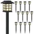 Solarna svjetla za vanjsku upotrebu s tlošcem 12 pcs 38,5 cm PP