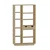 Hanah Home Polica 80,4x188,6x25cm Hrast