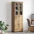 Highboard s policom FLORIN Umjetnički hrast 60 x 35 x 182 cm
