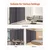 VEVOR Prostorilni razdelilec 3085x45x2455 cm Siva