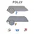 Aberto Design Jastuk za pse Polly Dog, 35x50 cm, Sivi