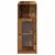 Vidaxl vidaXL Barska miza s predali, starinski les, 101x40x103,5 cm