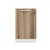 Hanah Home kuhinjski element Minar 4123, 50 cm, beli / dore