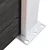 Vrtna ograda WPC 180 x 186 cm siva