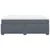 Vidaxl Box spring postelja z vzmetnico temno siva 200x200 cm žamet