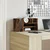 Organizator za stol boja hrasta 44,5x24x25 cm konstruirano drvo