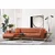Atelier del Sofa Ugaona garnitura 96x85x287cm Smeđa