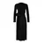 Trendyol Modest Ženska haljina Tctss26Eb00016, Crna