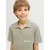 Jack & Jones Junior Majica temno bež/bela