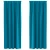 Zavjese za blackout s prstenovima 2 pcs Tirkizna 245 x 140 cm