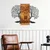 Sogno Forestale -5 BlackWalnut Decorative Wooden Wall Accessory
