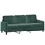 3-dijelni set sofa tamnozeleni baršunasti