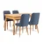 HANAH HOME Trpezarijski set Costa Atlantic Navy Blue