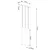 Sollux SL.1272 - Luster na sajli PASTELO 3xG9/8W/230V beton