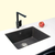 Metalac X Quadro U50 Podgradna sudopera, Bela, fi 90, 570×470 mm