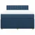 vidaXL vidaXL Box spring postelja z vzmetnico modra 140x190 cm blago, (21305751)