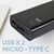 Back up baterija Oxpower PD22 20000mAh crna