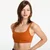 Modrček adidas x entire studios Optime Training Low Support Bra Fox Red M