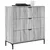 Kreveta Siva Sonoma 79,5 x 33 x 82 cm Konstruirano drvo