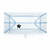 Stokke kad Flexi Bath X-large Glacier Blue