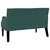 Chesterfield klupa Tamnozelena 112 x 65,5 x 75 cm Baršun