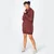 Cosmic Dress, Maroon - L