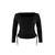 Trendyol Curve Ženska bluza Tbbaw25Af00041, Crna