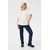 KAFFE CURVE Majica srebrna/bela