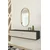 Hanah Home komoda Didema, 120 cm, antracit / travertin
