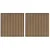 Zidne panele 2 pcs Prirodna 60,5 x 60 cm