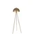 Aberto Design Podna lampa Fisco , 155 cm, E27, Zlatne boje