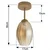 BRILAGI - LED plafonski luster R GLASS 1xE27/60W/230V O 17cm bež/zadimljeno bež
