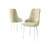 Hanah Home Set stolica Trex, 46x95x42 cm, 2 komada, Krem-bele