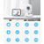 Baby Monitor aku. otroška varuška z video kamero in 3.2” LCD zaslonom