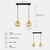 Luster na sajli LACRIMA HONEY 2xE27/60W/230V