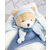 Doudou Darilni set - spalnica medvedka s kapico